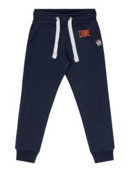 Spodnie dresowe z bawełna z kieszenie na czas wolny. Niebieskie spodnie dresowe damskie LEONE 1947 APPAREL, bez wzorów, z bawełny, na fitness i siłownię. Za 42.06 zł.