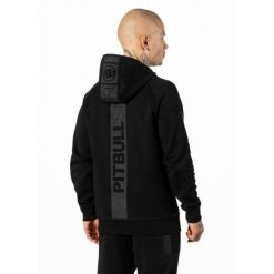Bluza sportowa męska Pitbull West Coast Stafford Hooded. Czarne bluzy męskie PITBULL, m, bez wzorów, z kapturem. Za 269.00 zł.