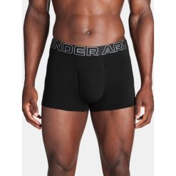 Bokserki męskie Under Armour M Perf Cotton 3-calowe czarne, 3-pak. Czarne bokserki męskie Under Armour, bez zapięcia, na fitness i siłownię. Za 272.99 zł.