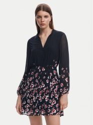 Desigual Sukienka koszulowa 25SWVW31 Czarny Regular Fit. Czarne sukienki damskie Desigual, xs, bez wzorów, z wiskozy, bez kołnierzyka, bez ramiączek, koszulowe. Za 219.99 zł.
