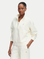 Guess Bluza V6YQ17 K4313 Kremowy Regular Fit. Białe bluzy damskie Guess, m, z aplikacjami, z syntetyku, bez kaptura. Za 394.99 zł.