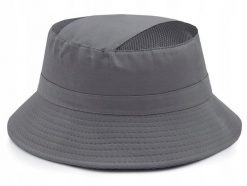 Przewiewny Kapelusz Bucket (Wędkarsko-Działkowy) - Pako Jeans - Grafit. Szare czapki i kapelusze męskie Pako Jeans, na lato, bez wzorów, z bawełny. Za 49.99 zł.