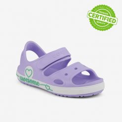 Sandały dziecięce Coqui. Czarne sandały dziewczęce Coqui, bez zapięcia. Za 145.99 zł.