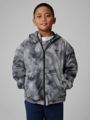 4F Kurtka przejściowa membrana 5000 chłopięca - czarna 158 (12-13 lat). Czarne kurtki i płaszcze dla chłopców 4f, bez wzorów, z materiału, bez kaptura. Za 249.99 zł.