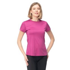 T-shirt Damski Nalso. Czerwone t-shirty damskie MARTES, l, bez wzorów, z materiału, klasyczne, bez kołnierzyka. Za 59.99 zł.
