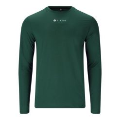Koszulka termoaktywna z długim rękawem Virtus Roger. Niebieskie koszulki sportowe męskie VIRTUS, bez wzorów, bez kołnierzyka, bez ramiączek, trekkingowe. Za 162.00 zł.