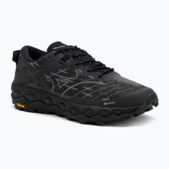 Buty męskie Mizuno Wave Mujin LS GTX. Czarne buty sportowe męskie Mizuno, bez zapięcia, wspinaczkowe, mizuno wave. Za 449.99 zł.