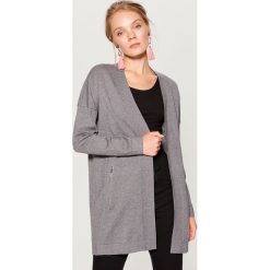 Długi kardigan - Szary. Kardigany damskie marki Mohito. Za 129.99 zł.