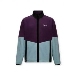 Bluza treningowa męska Salewa Fanes. Fioletowe bluzy męskie Salewa, m, bez wzorów, bez kaptura, na fitness i siłownię. Za 564.00 zł.