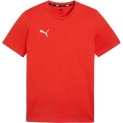 Koszulka męska Puma Team Goal Casuals Tee. Czerwone koszulki sportowe męskie Puma, m, bez wzorów, bez kołnierzyka, bez ramiączek, do piłki nożnej. Za 75.00 zł.