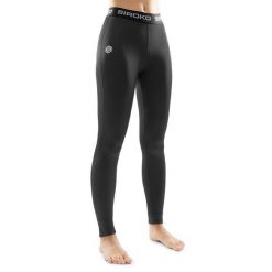 Damskie narciarskie legginsy termoaktywne Sporty zimowe Siroko Baum. Czarne bielizna termoaktywna damska SIROKO, m, bez wzorów, z tkaniny, narciarskie. Za 254.00 zł.