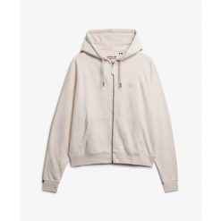 Damska bluza z kapturem zapinana na zamek Superdry Studios Relaxed. Czerwone bluzy damskie Superdry., bez wzorów, z kapturem. Za 343.30 zł.