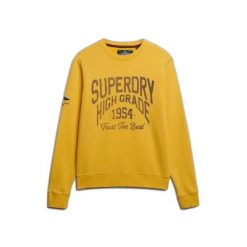 Bluza Superdry Coastal. Żółte bluzy męskie Superdry., l, bez wzorów, z materiału, bez kaptura. Za 330.05 zł.