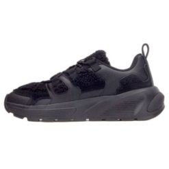 Buty Tommy Hilfiger Fur Fashion Runner W FW0FW07307BDS czarne. Czarne obuwie sportowe damskie bez wzorów, z gumy. W wyprzedaży za 696.29 zł.