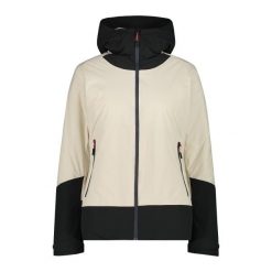 Kurtka narciarska damska z odpinanym kapturem CMP. Białe kurtki snowboardowe damskie CMP, xs, bez wzorów, narciarskie. W wyprzedaży za 642.35 zł.