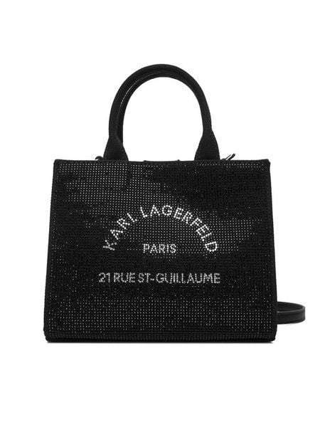 KARL LAGERFELD Torebka A4W50014 Czarny. Czarne torebki do ręki damskie KARL LAGERFELD, bez wzorów, ze skóry, bez dodatków. Za 359.99 zł.