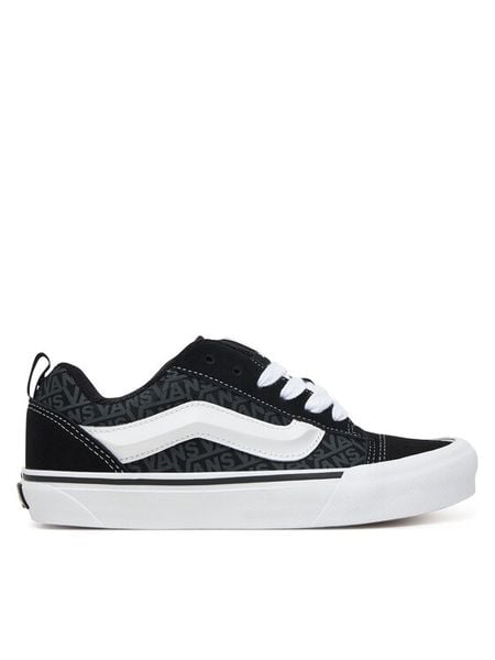 Vans Tenisówki Knu Skool VN000E9ZBKG1 Czarny. Czarne buty sportowe chłopięce Vans, bez wzorów, ze skóry, bez zapięcia. Za 196.99 zł.
