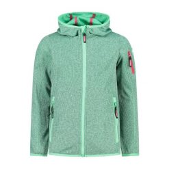 Dziewczęcy polar z kapturem CMP. Zielone buty zimowe dziewczęce CMP, bez wzorów, z polaru, bez zapięcia. Za 222.85 zł.