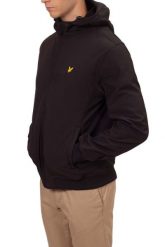 Kurtka z podszewką polarową Lyle & Scott. Czarne kurtki męskie LYLE AND SCOTT, na zimę, xl, bez wzorów, z materiału, eleganckie, bez kaptura. Za 601.15 zł.