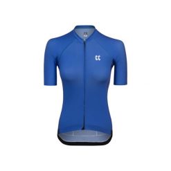 Damski jersey Kalas Passion Z5. Niebieskie koszulki sportowe damskie KALAS, bez wzorów, z jersey, bez kołnierzyka, bez ramiączek, rowerowe. Za 604.50 zł.