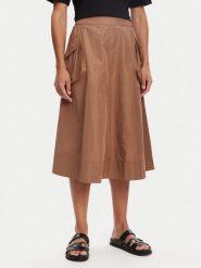 Tatuum Spódnica trapezowa Koni T2502.177 Beżowy Regular Fit. Brązowe spódnice damskie Tatuum, bez wzorów, z syntetyku, trapezowe. Za 229.99 zł.