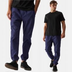 SPODNIE MĘSKIE 4F CASUAL JOGGERY XL TTROM0944. Spodnie sportowe męskie 4f, l, bez wzorów, trekkingowe. Za 159.99 zł.