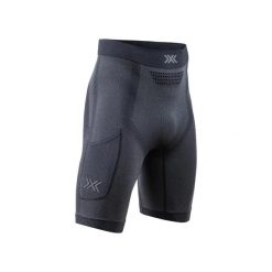 Krótkie spodenki X-Bionic Xceed Run. Czarne krótkie spodenki sportowe męskie X Bionic, m, bez wzorów, z włókna, do biegania. Za 381.00 zł.