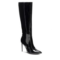Kozaki Nine West. Czarne kozaki damskie Nine West, bez obcasa, na szpilce. Za 329.99 zł.