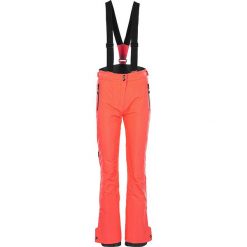 Spodnie narciarskie w kolorze czerwonym. Czerwone spodnie snowboardowe damskie Peak Mountain, z materiału, klasyczne. W wyprzedaży za 215.95 zł.
