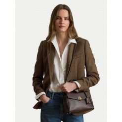 Torebka LAUREN RALPH LAUREN. Brązowe torebki do ręki damskie Lauren Ralph Lauren, bez wzorów, klasyczne, bez dodatków. Za 1,799.00 zł.