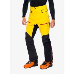 Spodnie z membraną męskie La Sportiva Supercouloir GTX Pro Pant. Żółte spodnie sportowe męskie La Sportiva, m, bez wzorów, trekkingowe. Za 2,361.99 zł.