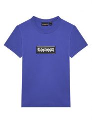 Napapijri T-Shirt S-Chamois NP0A4HYL M Niebieski Regular Fit. Niebieskie t-shirty dla chłopców Napapijri, bez wzorów, z bawełny, bez ramiączek. Za 69.99 zł.
