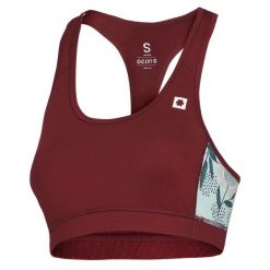 Biustonosz dla kobiet Ocun Misty wine. Czerwone biustonosze Ocun, bez wzorów, z materiału. Za 230.50 zł.