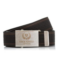 Pasek parciany PAOLO PERUZZI PW-04-105 CM brązowy. Brązowe paski damskie Paolo Peruzzi, bez wzorów, z materiału. Za 33.25 zł.