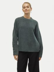 Vero Moda Sweter Boom 10320463 Zielony Loose Fit. Zielone swetry damskie Vero Moda, xs, bez wzorów, z syntetyku, bez kołnierzyka, bez ramiączek, bez kaptura. Za 79.99 zł.