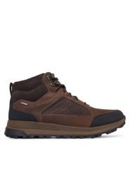 Clarks Trzewiki ATL TrekHi GTX GORE-TEX 26184482 Brązowy. Brązowe botki męskie Clarks, bez wzorów, z gore-texu, bez zapięcia. Za 739.99 zł.