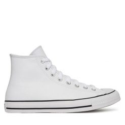 Trampki Converse. Białe trampki i tenisówki dziewczęce Converse, bez wzorów, retro, bez zapięcia. Za 239.99 zł.