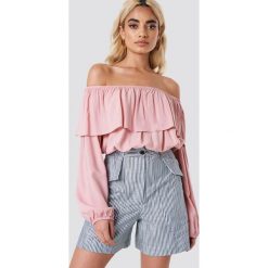 Glamorous Bluzka z odkrytymi ramionami - Pink. Bluzki damskie marki Glamorous. Za 80.95 zł.