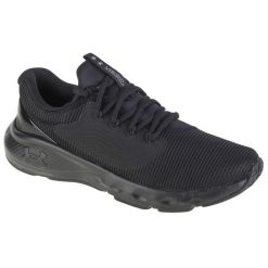 Buty do biegania męskie, Under Armour Charged Vantage 2. Czarne buty sportowe męskie Under Armour, z materiału, bez zapięcia, do biegania. Za 339.99 zł.