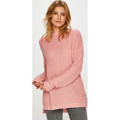 Femi Stories - Sweter Enzo. Różowe swetry damskie Femi Stories, z dzianiny, z okrągłym kołnierzem. W wyprzedaży za 239.90 zł.
