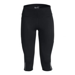 Legginsy damskie Under Armour Fly Fast 3.0 Speed Capri. Czarne legginsy damskie Under Armour, bez wzorów, do biegania. Za 276.50 zł.