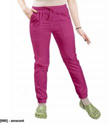 Visent SPODNIE DAMSKIE JOGGERY SPODNIE MEDYCZNE amarant XL. Spodnie sportowe damskie Visent, xl, bez wzorów. Za 69.99 zł.