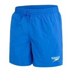 Spodenki szorty kąpielowe męskie Speedo Essentials. Niebieskie kąpielówki męskie Speedo, l, bez wzorów, z materiału, do pływania. Za 178.00 zł.