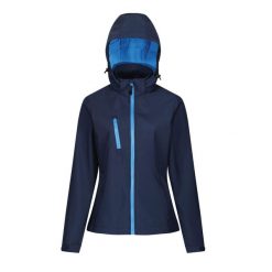 Softshell Z Kapturem Damski Venturer. Niebieskie kurtki damskie Regatta, s, bez wzorów, z softshellu, z kapturem. Za 196.99 zł.