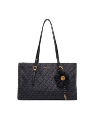 MICHAEL Michael Kors Torebka 30T6A6ZT8C Czarny. Czarne torebki do ręki damskie MICHAEL Michael Kors, bez wzorów, ze skóry, bez dodatków. Za 879.99 zł.