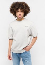 MĘSKA KOSZULKA MUSTANG T-shirt Alvarado Whisper White Melange 1015668 2078. Białe koszulki polo męskie Mustang, m, bez wzorów, bez ramiączek. Za 89.99 zł.