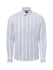 Nils Sundström koszula casual Mężczyźni Slim Fit Bawełna niebieski|wielokolorowy, XL. Niebieskie koszule męskie Nils Sundström, m, bez wzorów, z bawełny, casualowe, bez kołnierzyka, bez ramiączek. Za 199.95 zł.