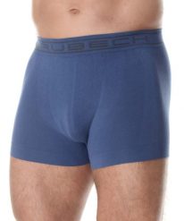 Bokserki męskie bawełniane Brubeck classic COMFORT COTTON. Niebieskie bokserki męskie Brubeck, m, bez wzorów, z bawełny. Za 41.99 zł.