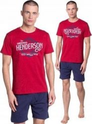 Henderson HENDERSON piżama męska z krótkim rękawem na lato XXL 2XL. Piżamy męskie Henderson, m, bez wzorów, bez ramiączek, krótkie. Za 78.49 zł.