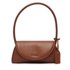 Torebka HUGO. Brązowe torebki do ręki damskie Hugo, bez wzorów, klasyczne, bez dodatków. Za 429.99 zł.